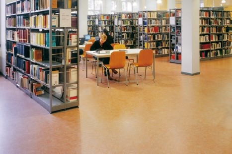 Linolelum biblioteca